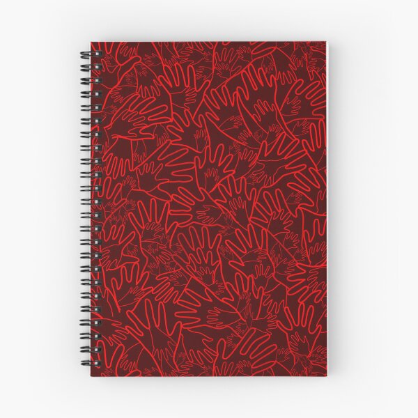 Item preview, All Hands Red Lines on Red designed and sold by Art in My Loft.