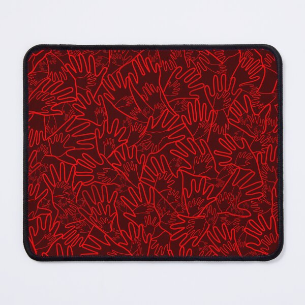 Item preview, All Hands Red Lines on Red designed and sold by Art in My Loft.