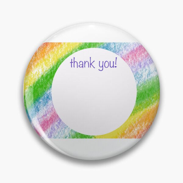 Item preview, RAINBOW THANK YOU designed and sold by BusyBialas.