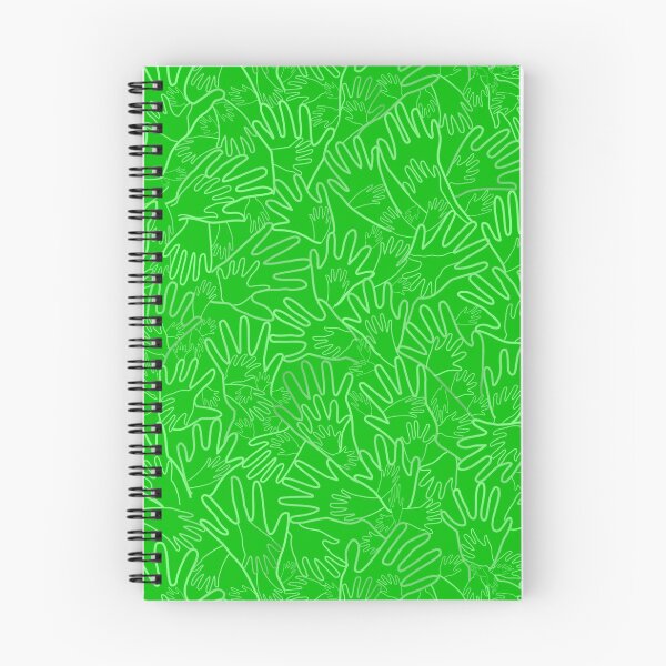 Item preview, All Hands Green Lines on Green designed and sold by Art in My Loft.