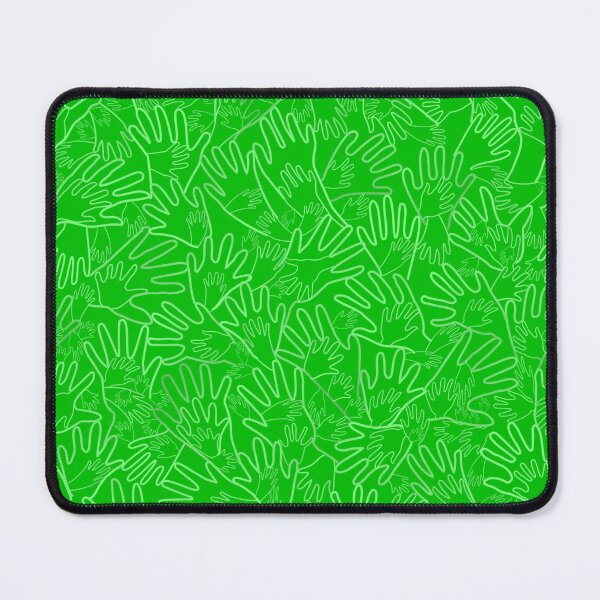 Item preview, All Hands Green Lines on Green designed and sold by Art in My Loft.