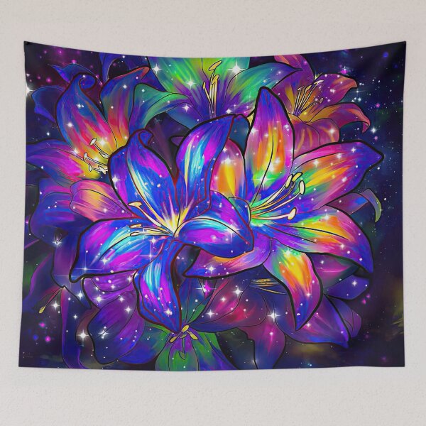 Item preview, COSMIC FLOWERS designed and sold by AdriTron.
