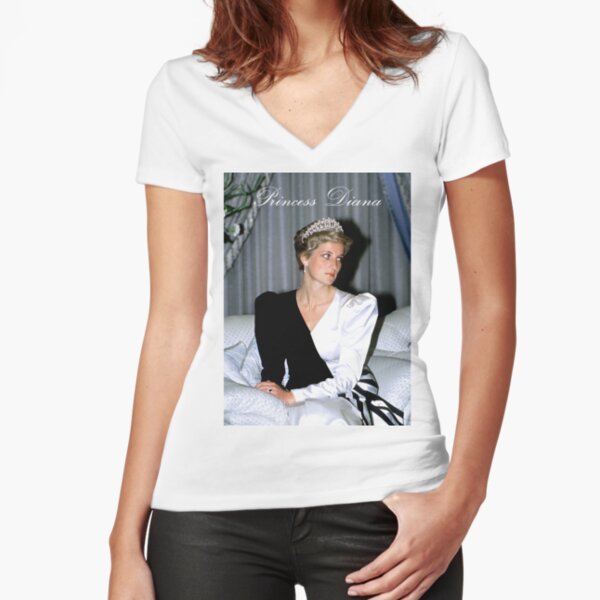 Stunning! Princess Diana Fitted V-Neck T-Shirt