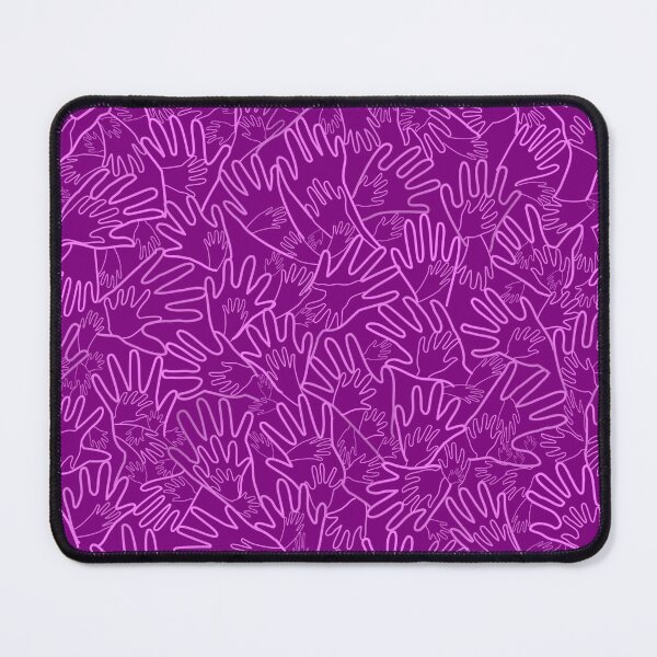 Item preview, All Hands Pink Lines on Magenta designed and sold by Art in My Loft.