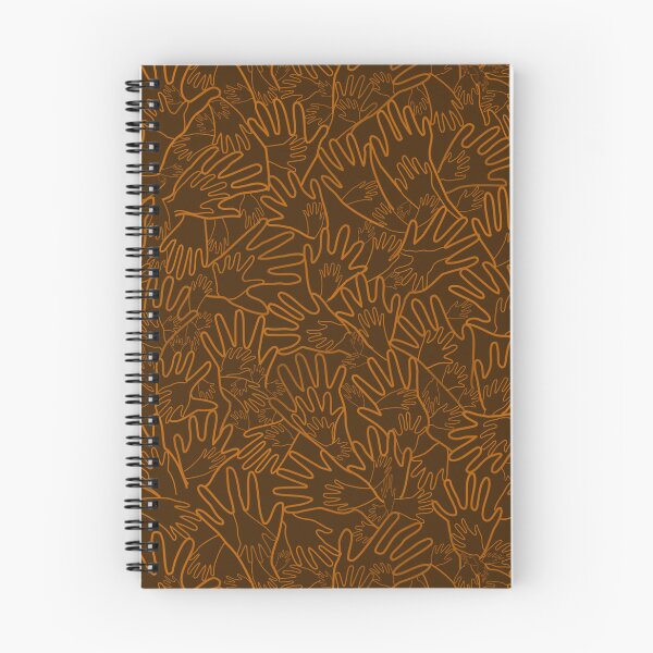 Item preview, All Hands Brown Lines on Brown designed and sold by Art in My Loft.