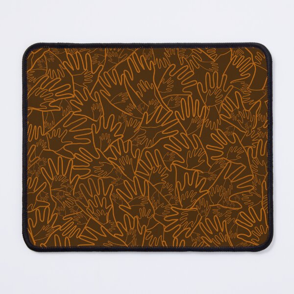 Item preview, All Hands Brown Lines on Brown designed and sold by Art in My Loft.
