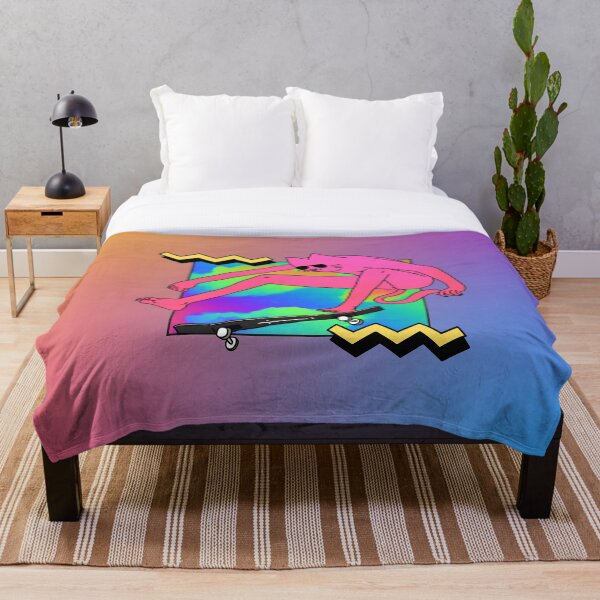 Item preview, Nine Lives No Limits - Retro Skateboarding Cat Design designed and sold by SmirkDoodle Designs.