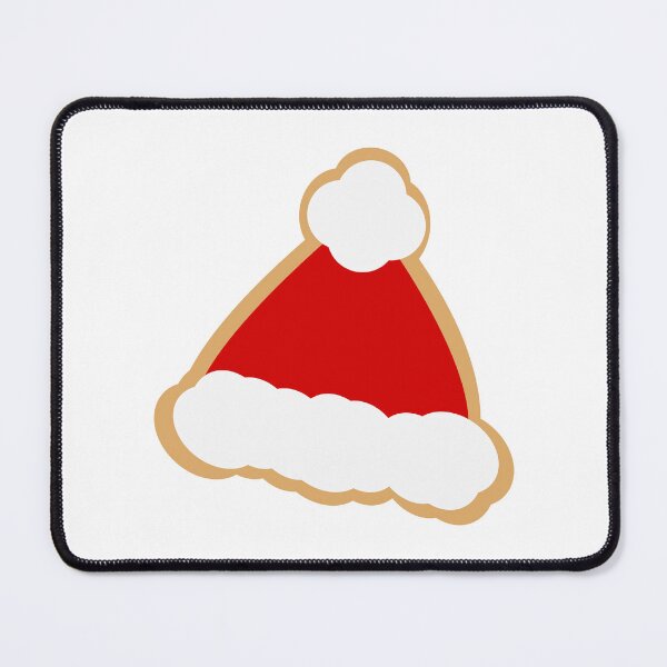 Item preview, Santa Hat Christmas Cookie designed and sold by HarveyHandcraftsandDesigns.