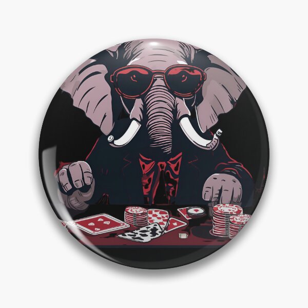 Item preview, Elephant Poker designed and sold by ShirtWardrobe.