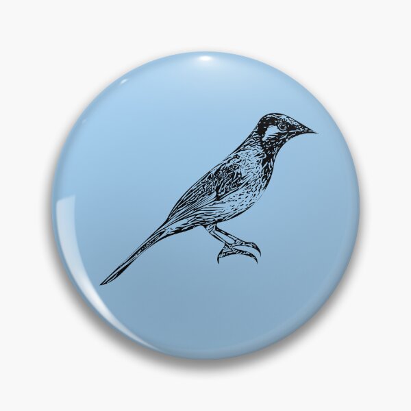 Item preview, White-eared Honeyeater Black Design  designed and sold by designsasstultd.