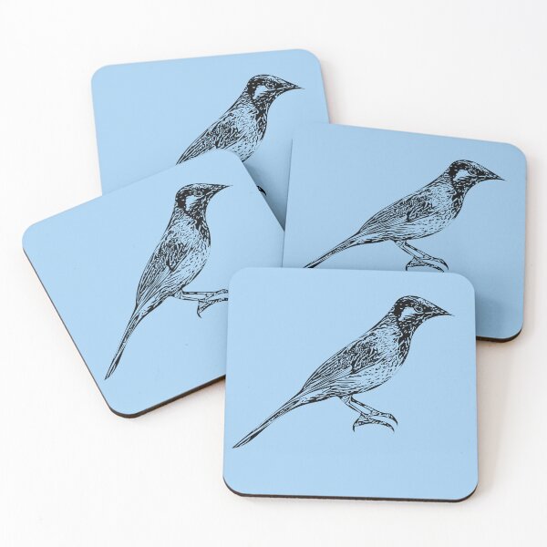 Item preview, White-eared Honeyeater Black Design  designed and sold by designsasstultd.
