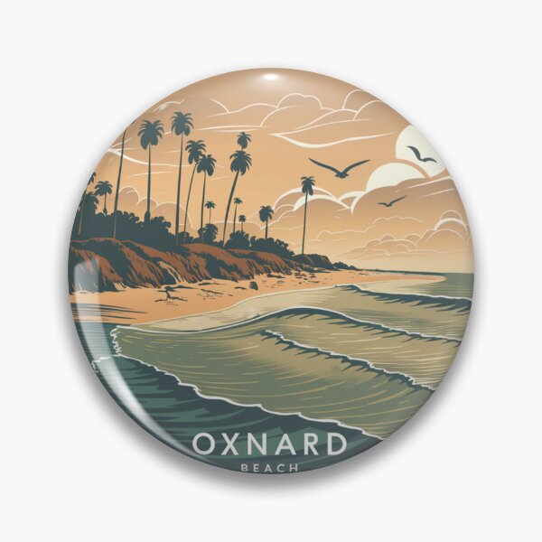 Item preview, Serene Vista at Oxnard Beach, California designed and sold by CircinusStore.