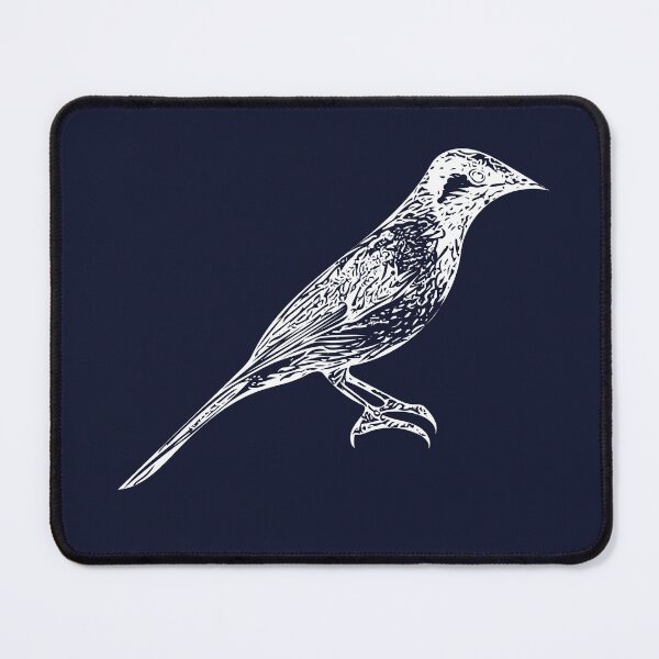 Item preview, White-eared Honeyeater White Design designed and sold by designsasstultd.