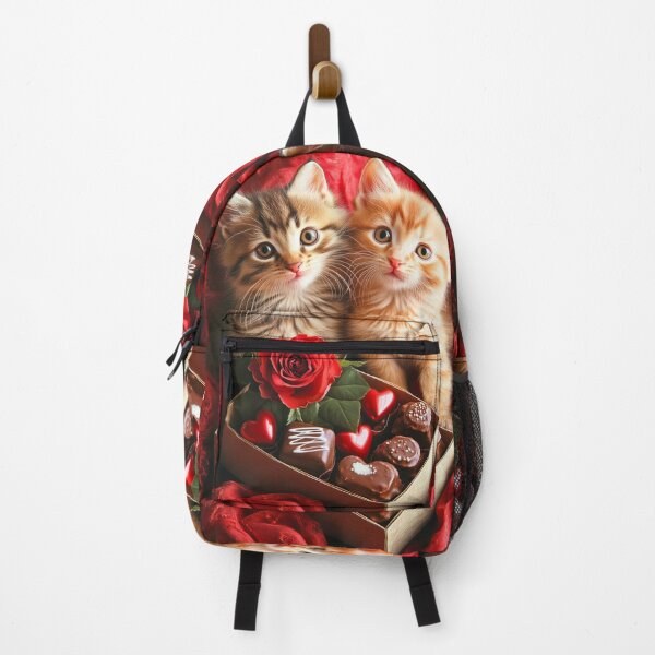 Item preview, Kittens with Rose and Chocolates designed and sold by ACastilloArt.