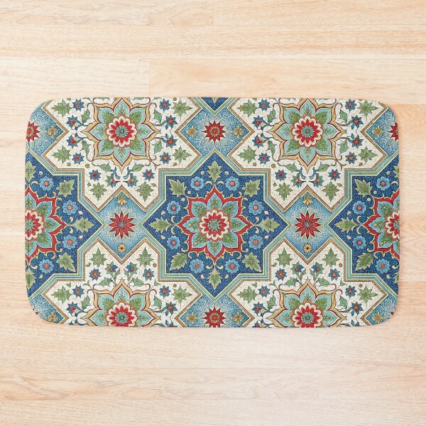 Item preview, Persian carpet in cobalt blue print designed and sold by hellcom.