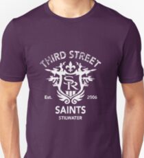 Saints Row 3 Tribute Distressed White Unisex T-Shirt