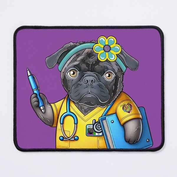 Item preview, Psych Nurse Puggy designed and sold by FivePugs.