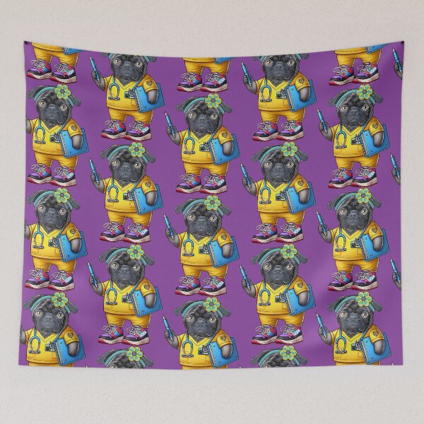 Item preview, Psych Nurse Puggy designed and sold by FivePugs.