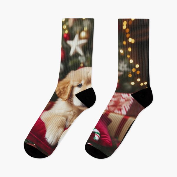 Item preview, Puppy at Christmas designed and sold by JALNERVION SHOP.
