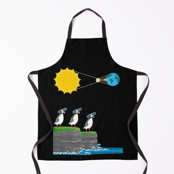 Item preview, Solar eclipses illustration eclipse glasses Puffin lover  designed and sold by Artstastic.