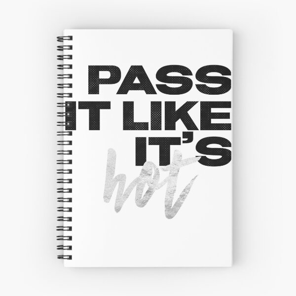 Item preview, Pass It Like It’s Hot Black and Silver Foil - Fun and Sporty T-shirt or Sticker for Volleyball or Basketball  designed and sold by Stickers by @molllyclare.