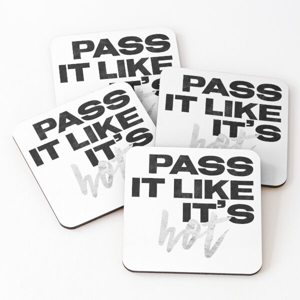 Item preview, Pass It Like It’s Hot Black and Silver Foil - Fun and Sporty T-shirt or Sticker for Volleyball or Basketball  designed and sold by Stickers by @molllyclare.