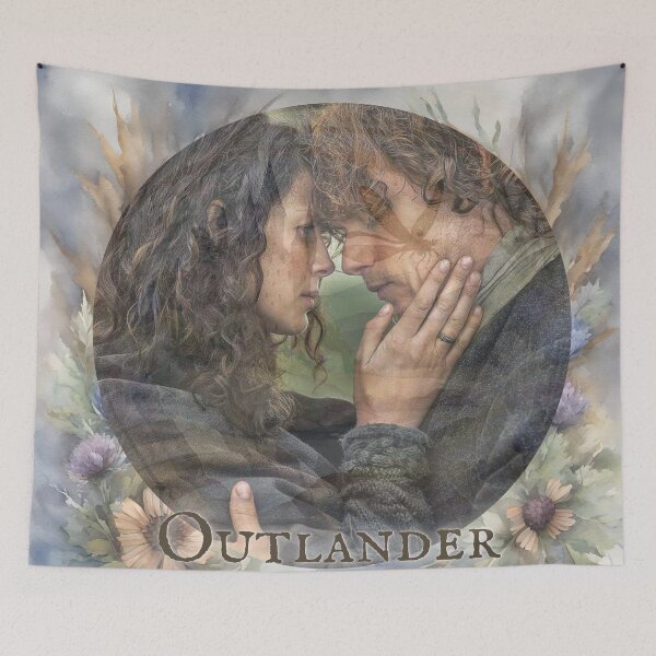 Item preview, Outlander - Sassenach My Home with Flowers and Foliage designed and sold by dealchica.