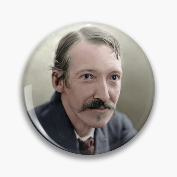 Item preview, Robert Louis Stevenson 1893 designed and sold by PatSeg Photos.