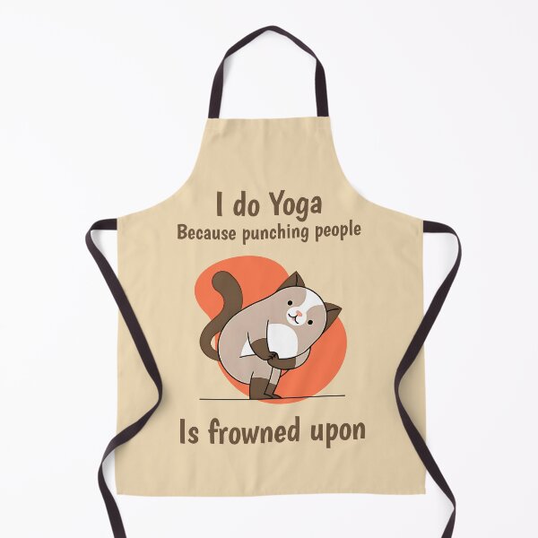 Item preview, I Do Yoga Because Punching People Is Frowned Upon designed and sold by Mariana Piana.