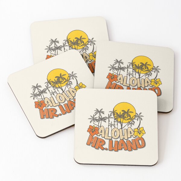 Item preview, Aloha Mr. Hand Retro Colors Sunset designed and sold by ourkid.