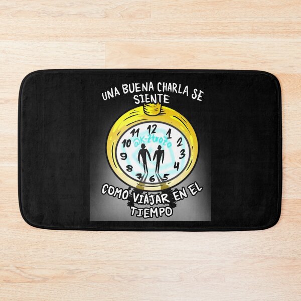Item preview, Una buena charla se siente como viajar en el tiempo -  A good conversation feels like time travel - back to the future - reloj designed and sold by Kztrozo.