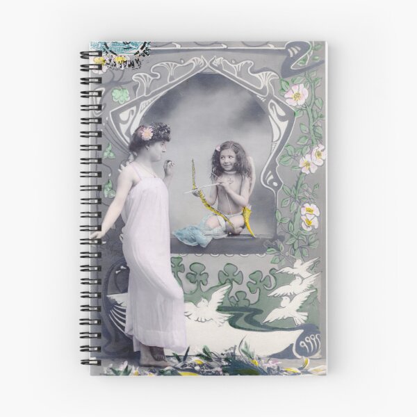 Item preview, Vintage 1904 Cupid-Themed Art Nouveau Postcard designed and sold by CASturgill.