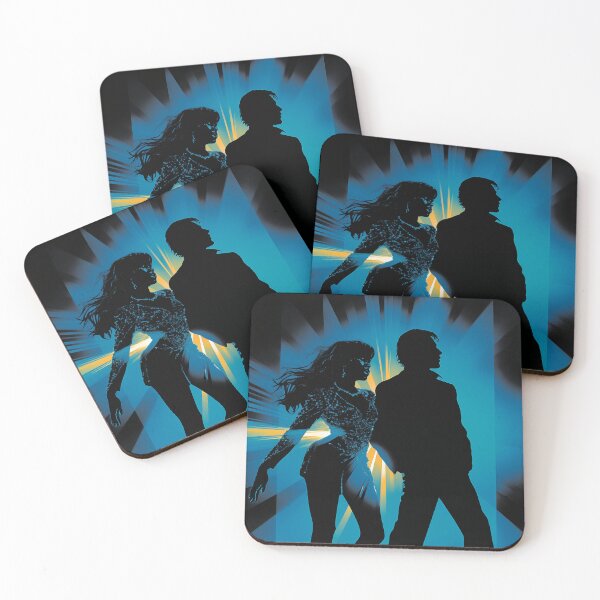 Item preview, djovan - elegant silhouette duo with vibrant light effects designed and sold by djovan.