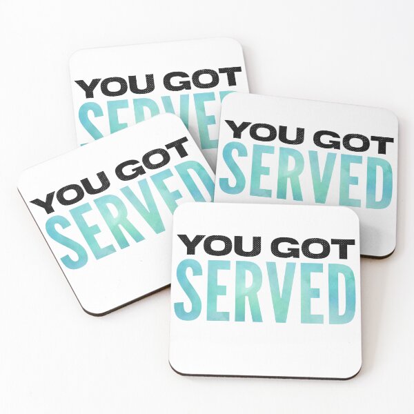 Item preview, You Got Served Black and Blue Ombré - Sporty Volleyball Quote Sticker designed and sold by Stickers by @molllyclare.