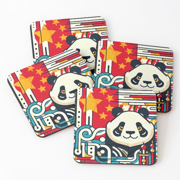 Item preview, Chinese flag and panda designed and sold by Kaigorshirts.