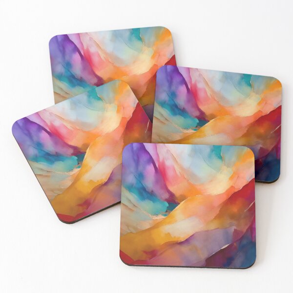 Item preview, An abstract blend of vibrant colors in motion, evoking creativity and imagination designed and sold by homydesign.