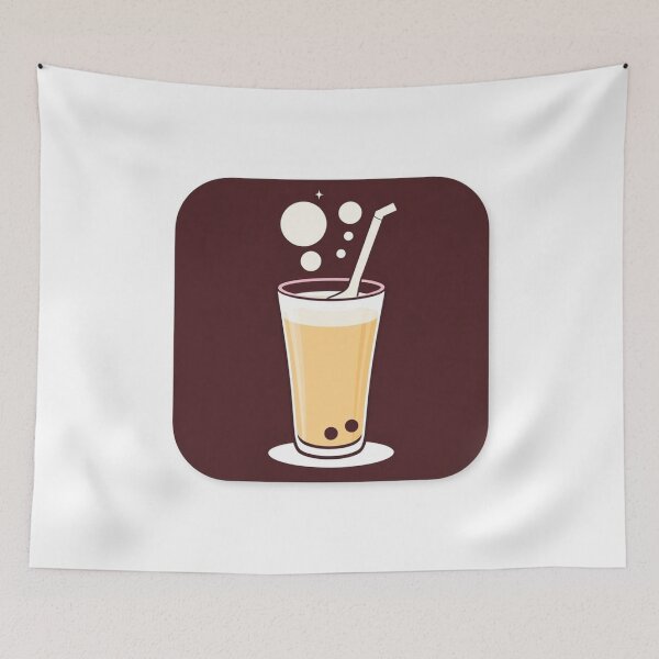 Item preview, Bubble Tea Cartoon Vector Icon Illustration designed and sold by hjian8219.