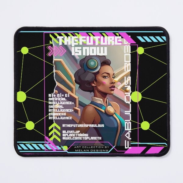 Item preview, Fabulous Cyberpunk Futuristic Woman The Future Is Now  designed and sold by Melan Designs.
