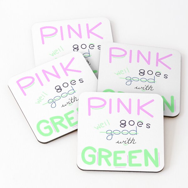 Item preview, Pink goes good/well with green designed and sold by MxMaxNicNax.
