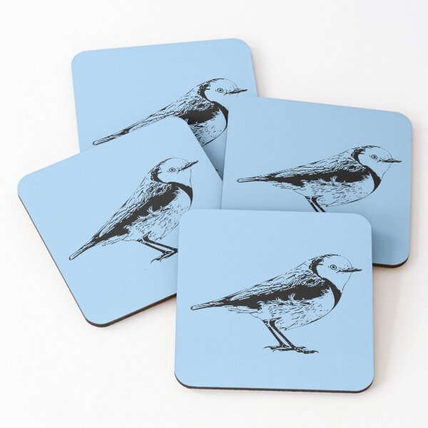 Item preview, White-fronted Chat Black Design  designed and sold by designsasstultd.