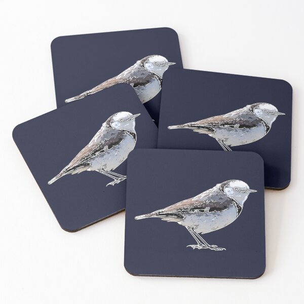 Item preview, White-fronted Chat White Alternate Design  designed and sold by designsasstultd.