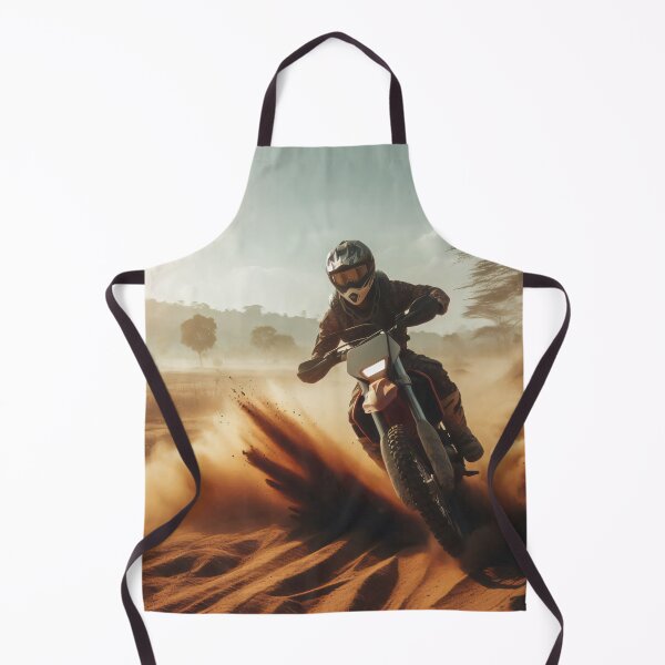 Item preview, Dynamic motocross rider tackling tough desert terrain designed and sold by homydesign.