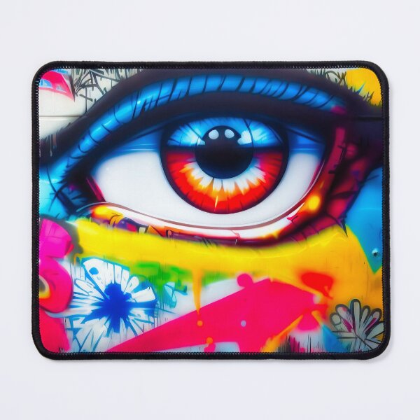 Item preview, Abstract graffiti human eye designed and sold by Drone-tees.