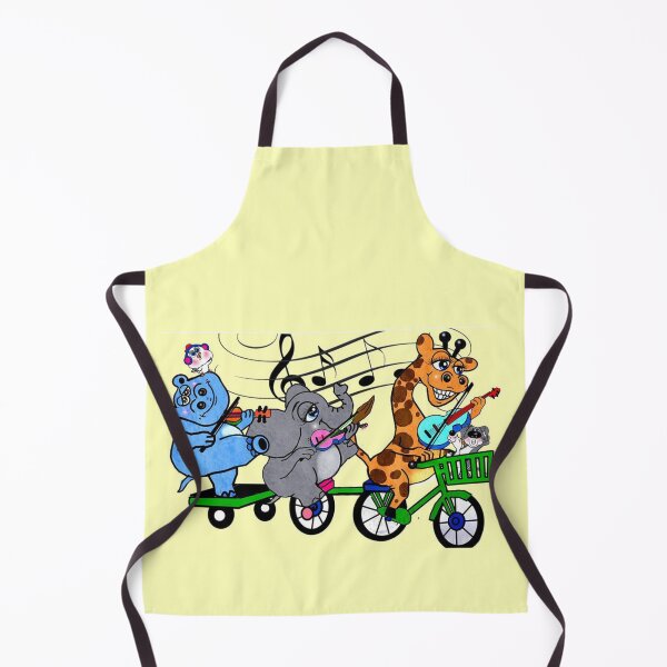 Item preview, Animals - Music time of Hippo , Elephant and Giraffe designed and sold by Shirley cute art .