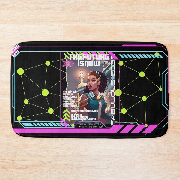 Item preview, Fabulous Futuristic Woman Cyberpunk The Future Is Now  designed and sold by Melan Designs.
