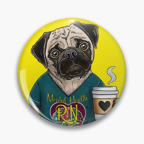 Item preview, Psych Nurse Puggy designed and sold by FivePugs.