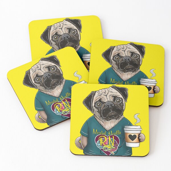 Item preview, Psych Nurse Puggy designed and sold by FivePugs.
