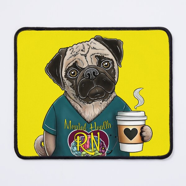 Item preview, Psych Nurse Puggy designed and sold by FivePugs.