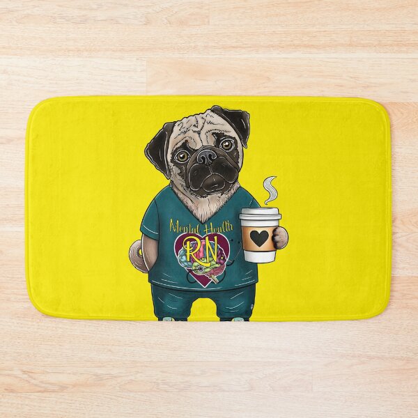 Item preview, Psych Nurse Puggy designed and sold by FivePugs.
