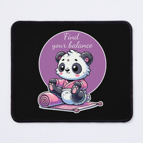 Item preview, Cute panda in child pose designed and sold by lAnJefurtifeu.
